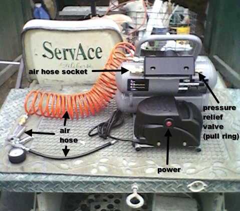 air compressor back